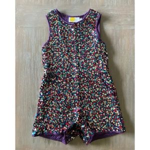 Mini Boden Sequin Romper Size 6-7